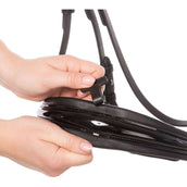 Kavalkade Zaum Zora Schwarz/Lack/Schwarz