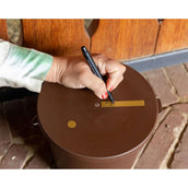 Kentucky Eimer mit Deckel Braun
