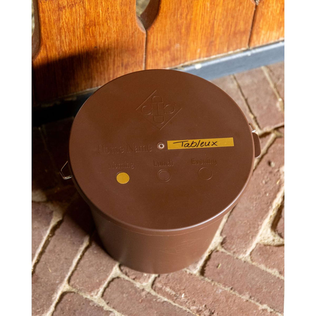 Kentucky Eimer mit Deckel Braun