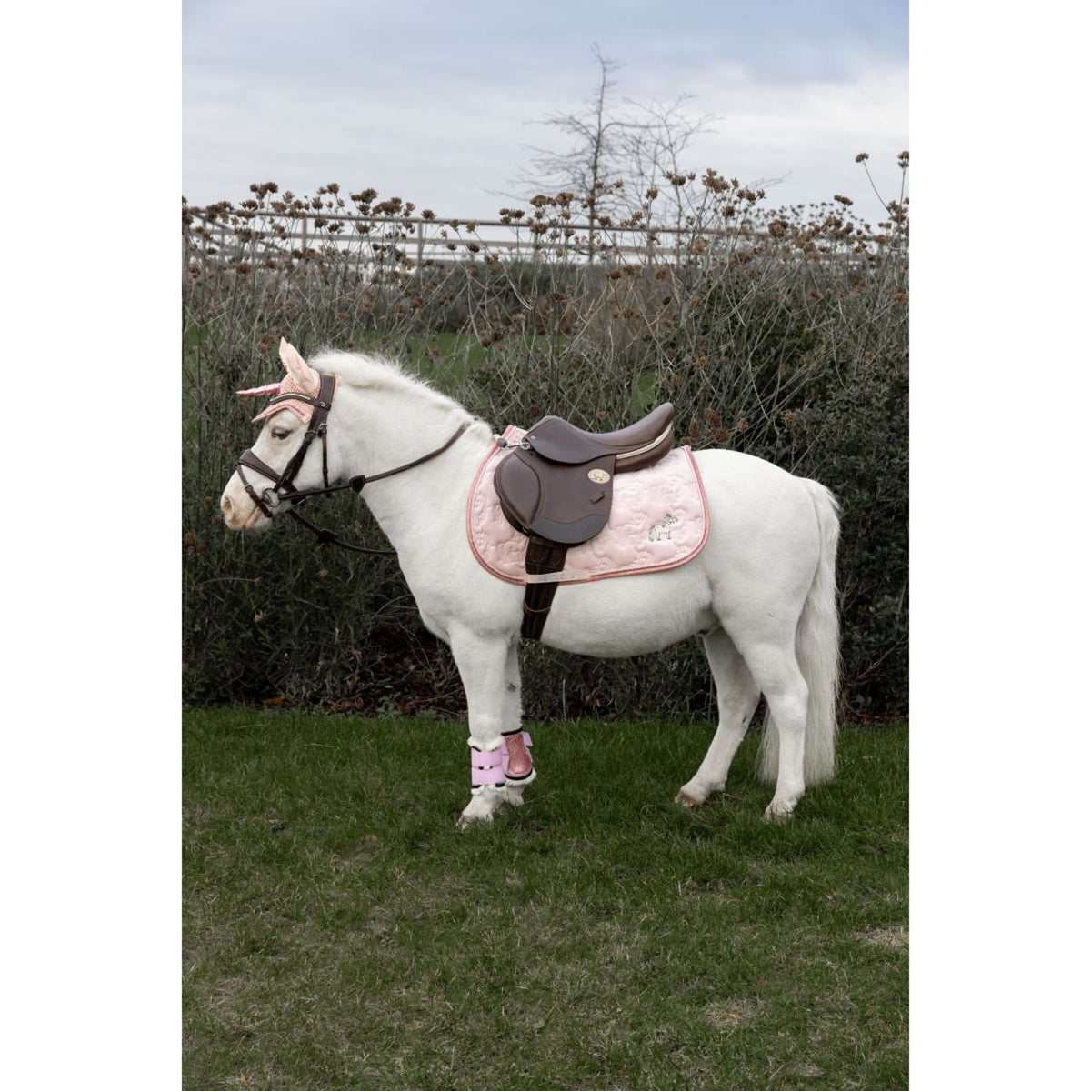Kentucky Horsewear Schabracke Glitter Unicorn Springen Soft Rose