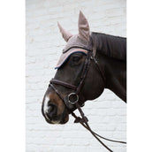 Kentucky Horsewear Fliegenhaube Wellington Pied-de-Poule Bordeaux/Navy