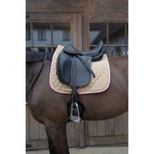 Kentucky Horsewear Schabracke Softshell Onion Quilt Dressur Beige/Altrosa