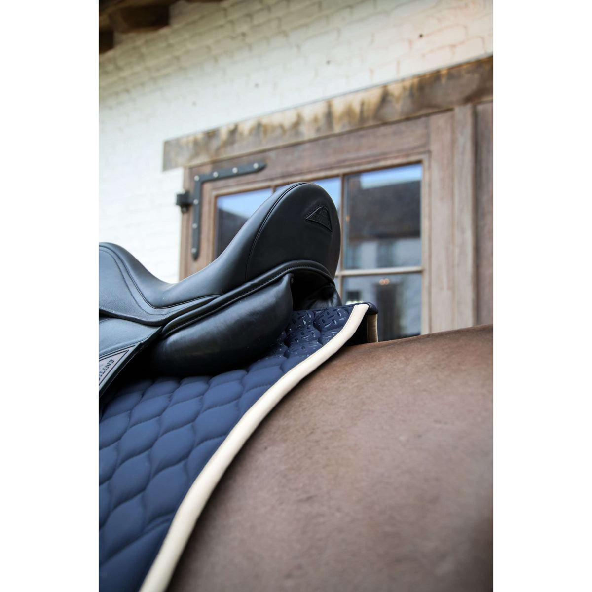Kentucky Horsewear Schabracke Softshell Onion Quilt Dressur Navy/Beige