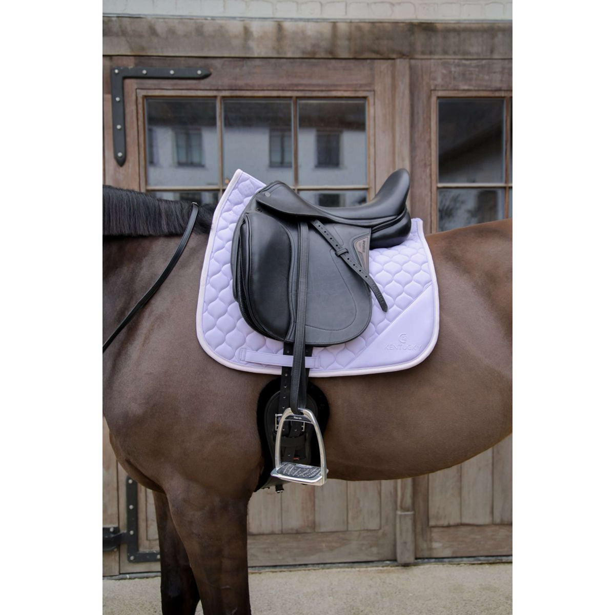 Kentucky Horsewear Schabracke Softshell Onion Quilt Dressur Hellviolett/Hellrosa