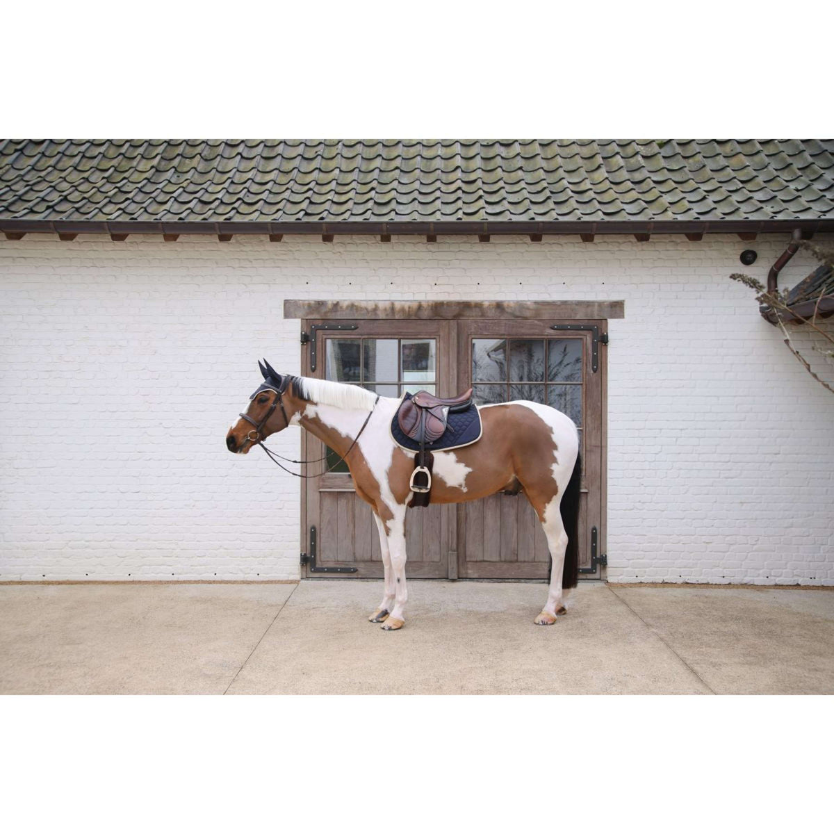 Kentucky Horsewear Schabracke Softshell Onion Quilt Springen Navy/Beige