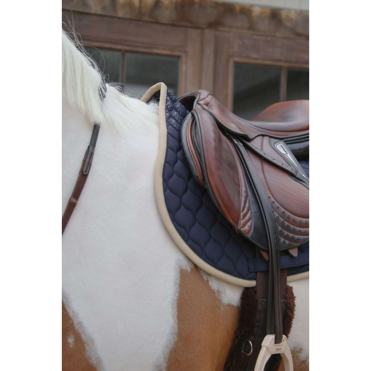 Kentucky Horsewear Schabracke Softshell Onion Quilt Springen Navy/Beige