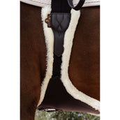 Kentucky Horsewear Spring Sattelgurt Anatomic Sheepskin Braun