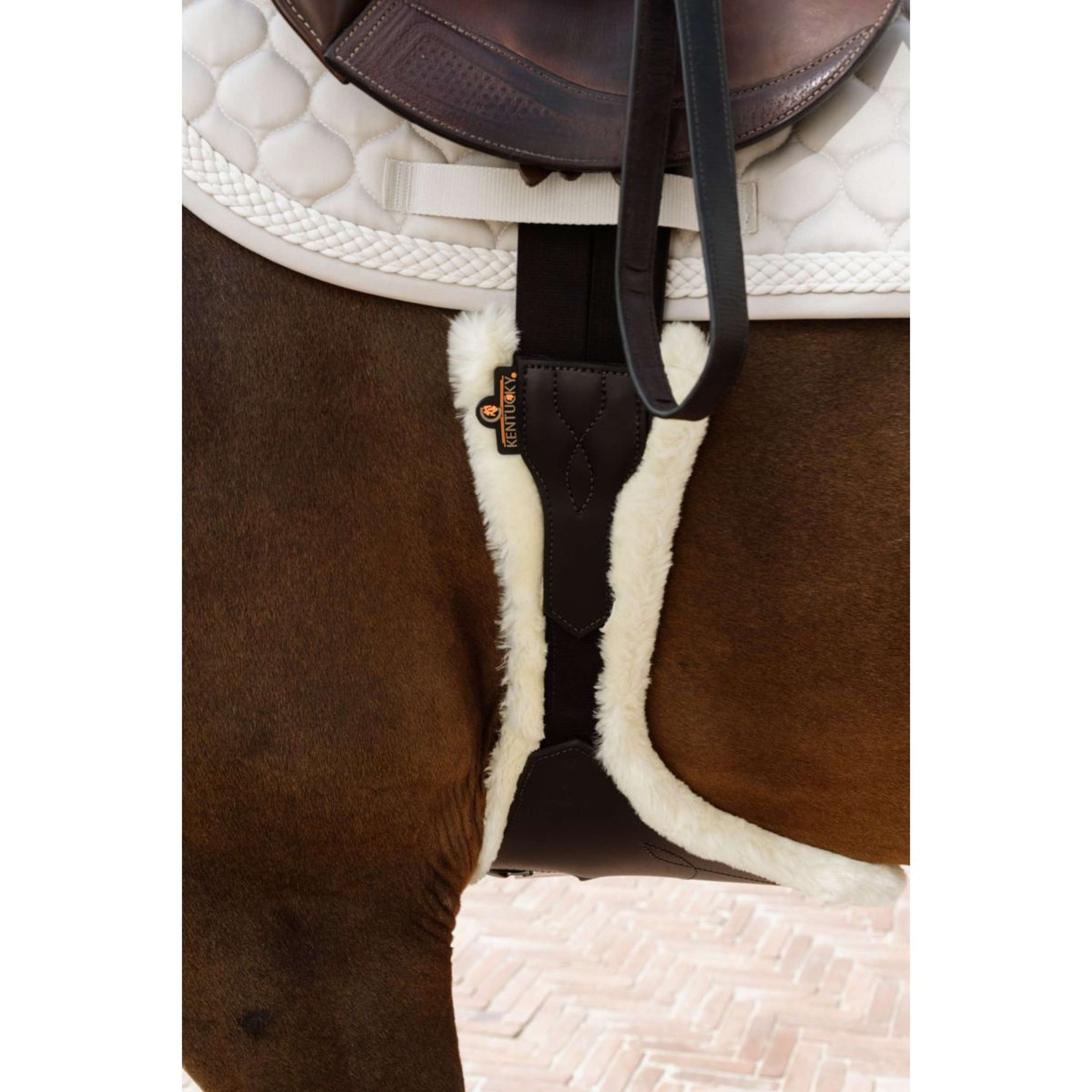 Kentucky Horsewear Spring Sattelgurt Anatomic Sheepskin Braun Kentucky Horsewear Spring Sattelgurt Anatomic Sheepskin Braun
