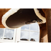 Kentucky Horsewear Spring Sattelgurt Anatomic Sheepskin Braun