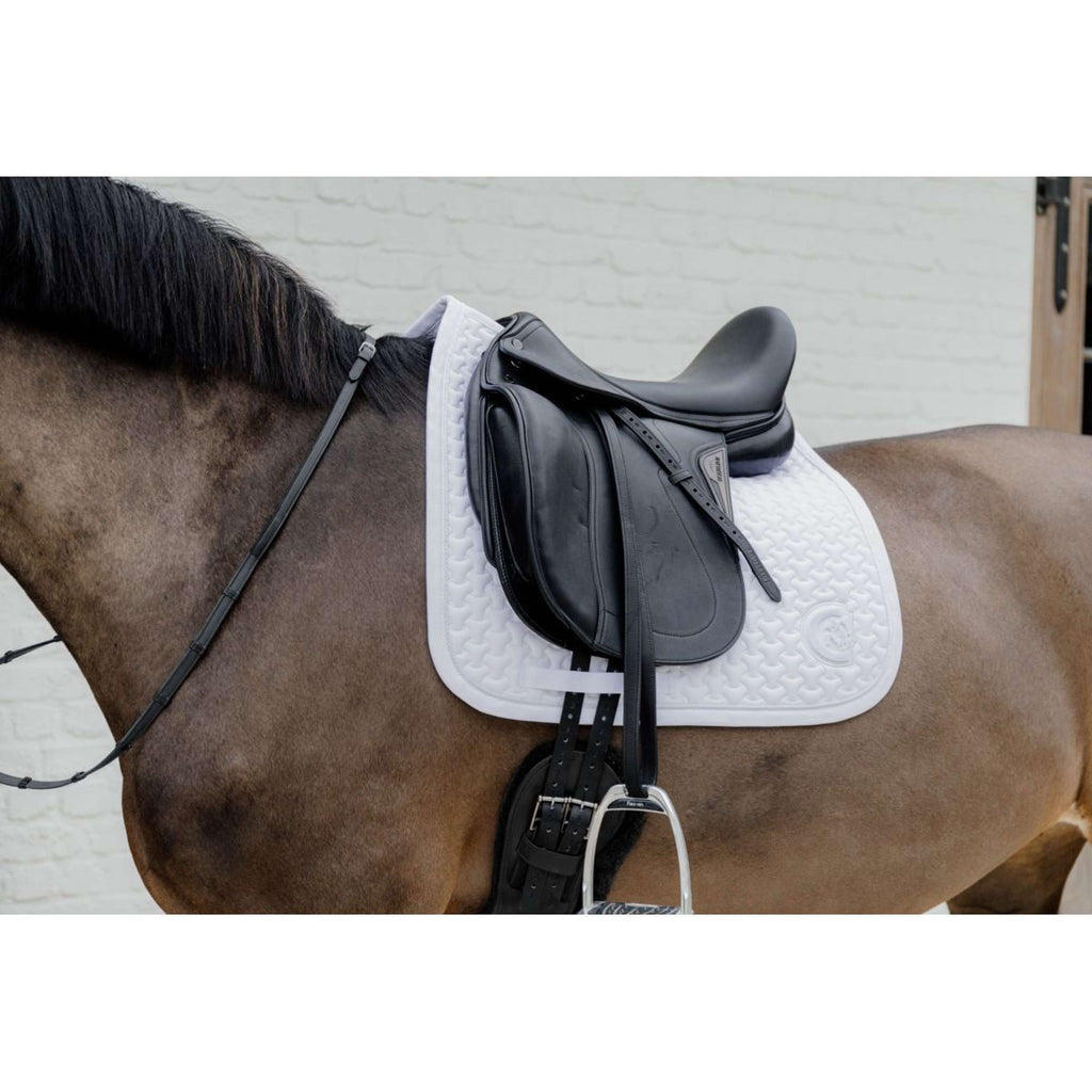 Kentucky Schabracke Plaited 3D Logo Dressur Weiß