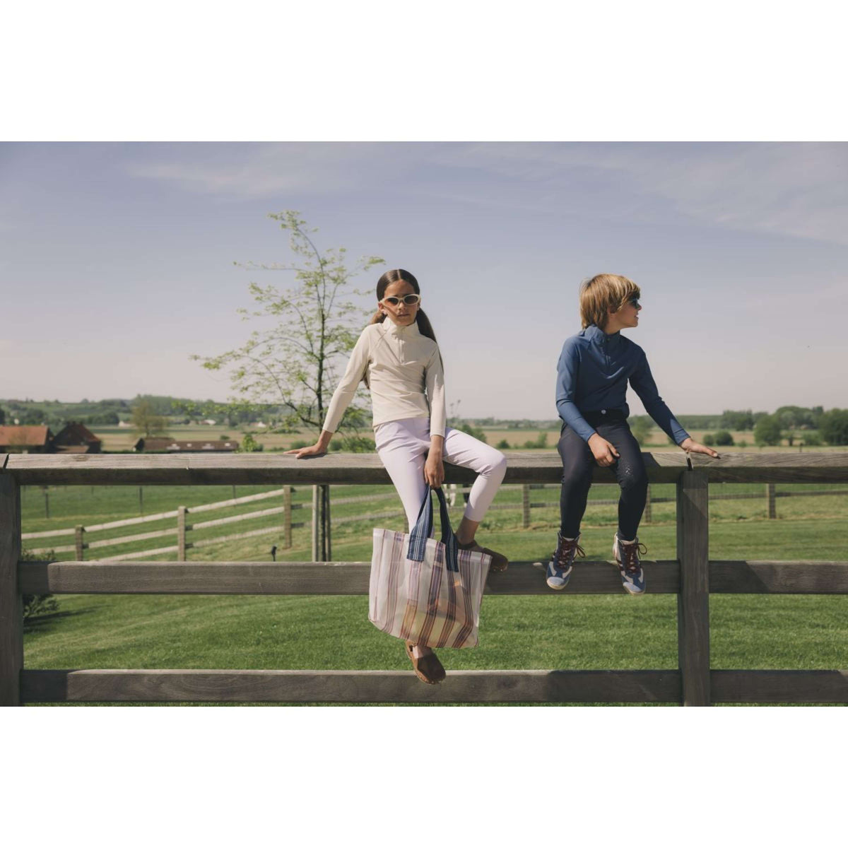 Kentucky Reitleggings Miami Knee Grip Girls Lila