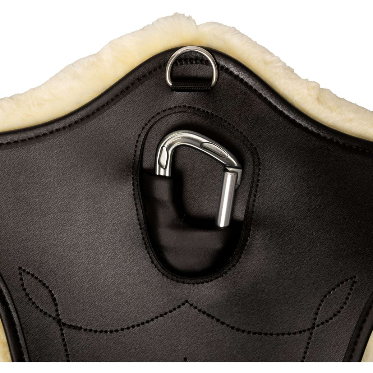 Kentucky Horsewear Spring Sattelgurt Anatomic Sheepskin Schwarz