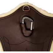 Kentucky Horsewear Spring Sattelgurt Anatomic Sheepskin Braun