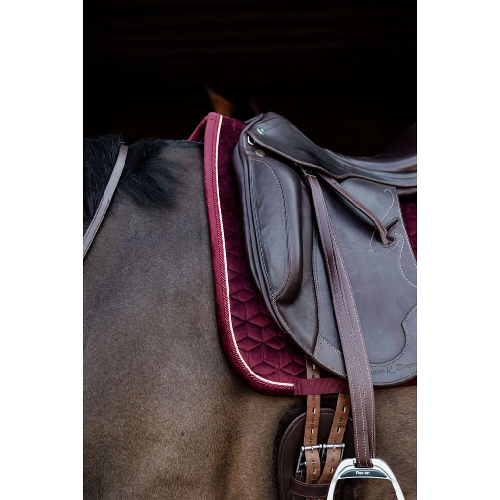 Kentucky Schabracke Velvet Dressur Bordeaux