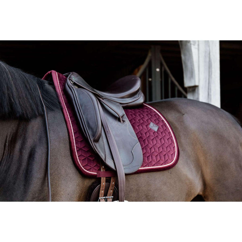 Kentucky Schabracke Velvet Dressur Bordeaux