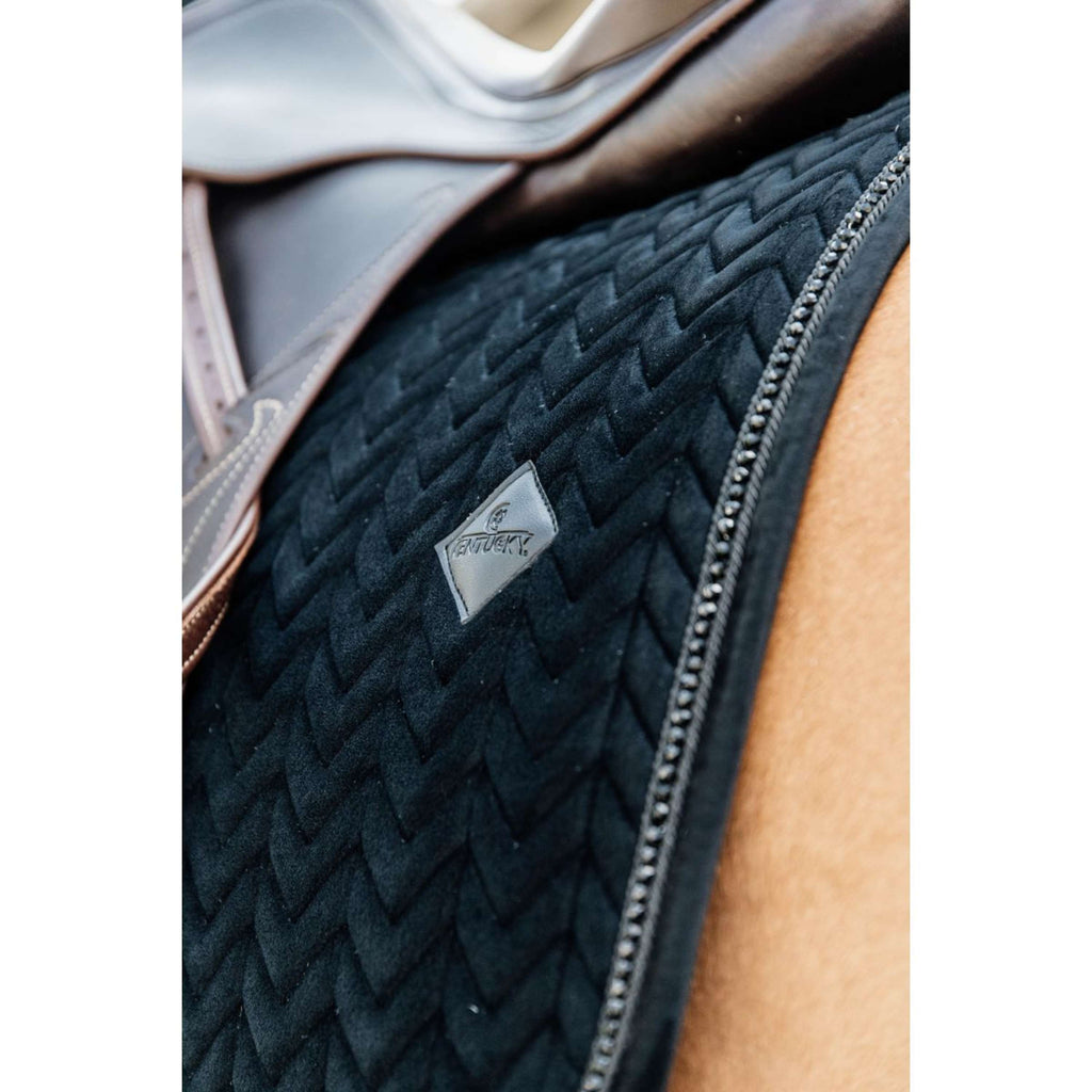 Kentucky Schabracke Velvet Pearls Dressur Schwarz