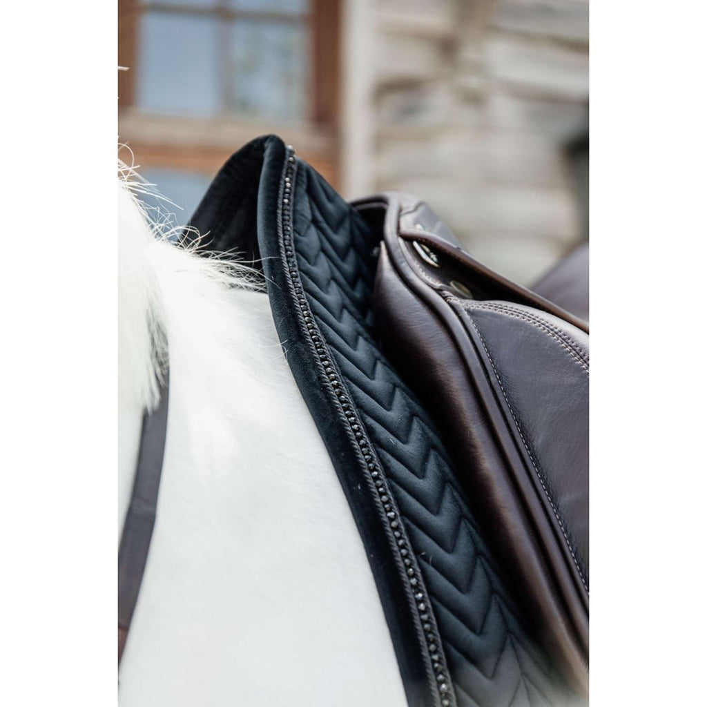 Kentucky Schabracke Velvet Pearls Dressur Schwarz