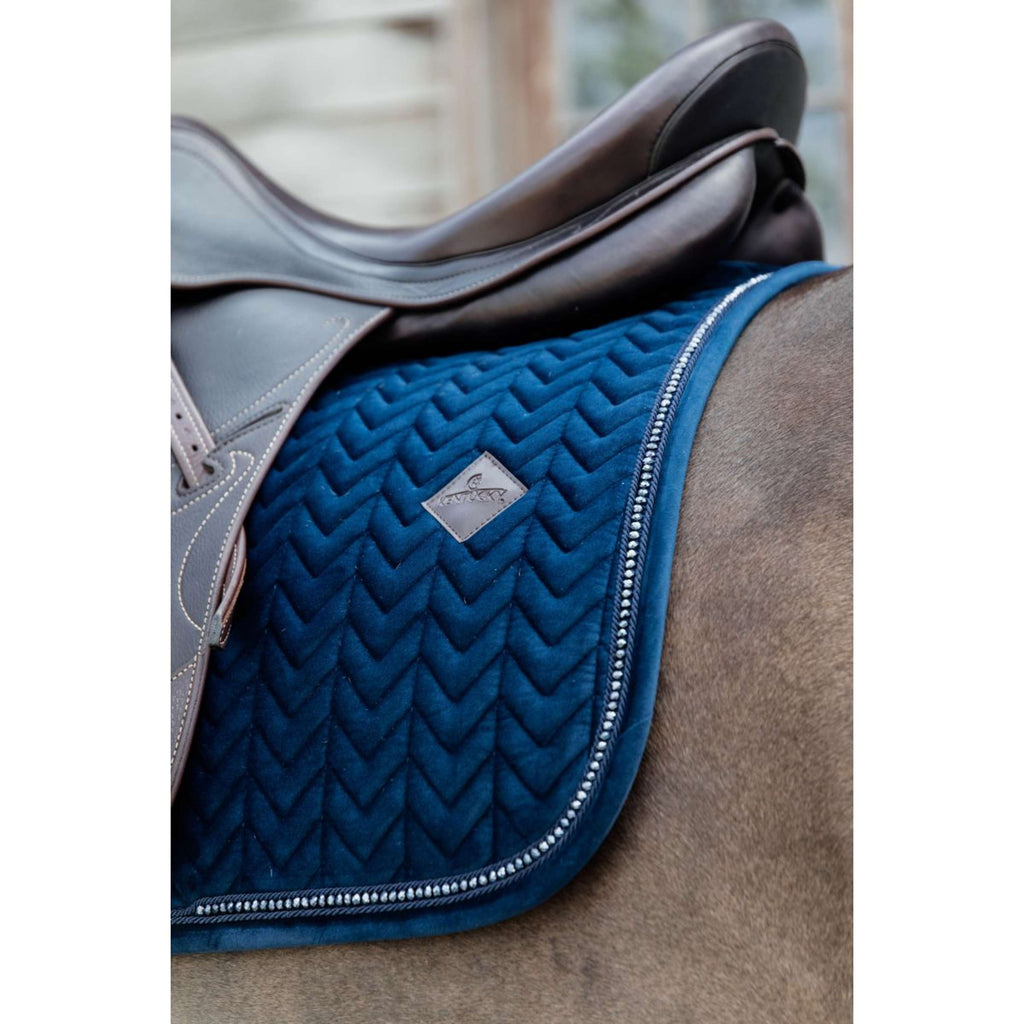 Kentucky Schabracke Velvet Pearls Dressur Navy