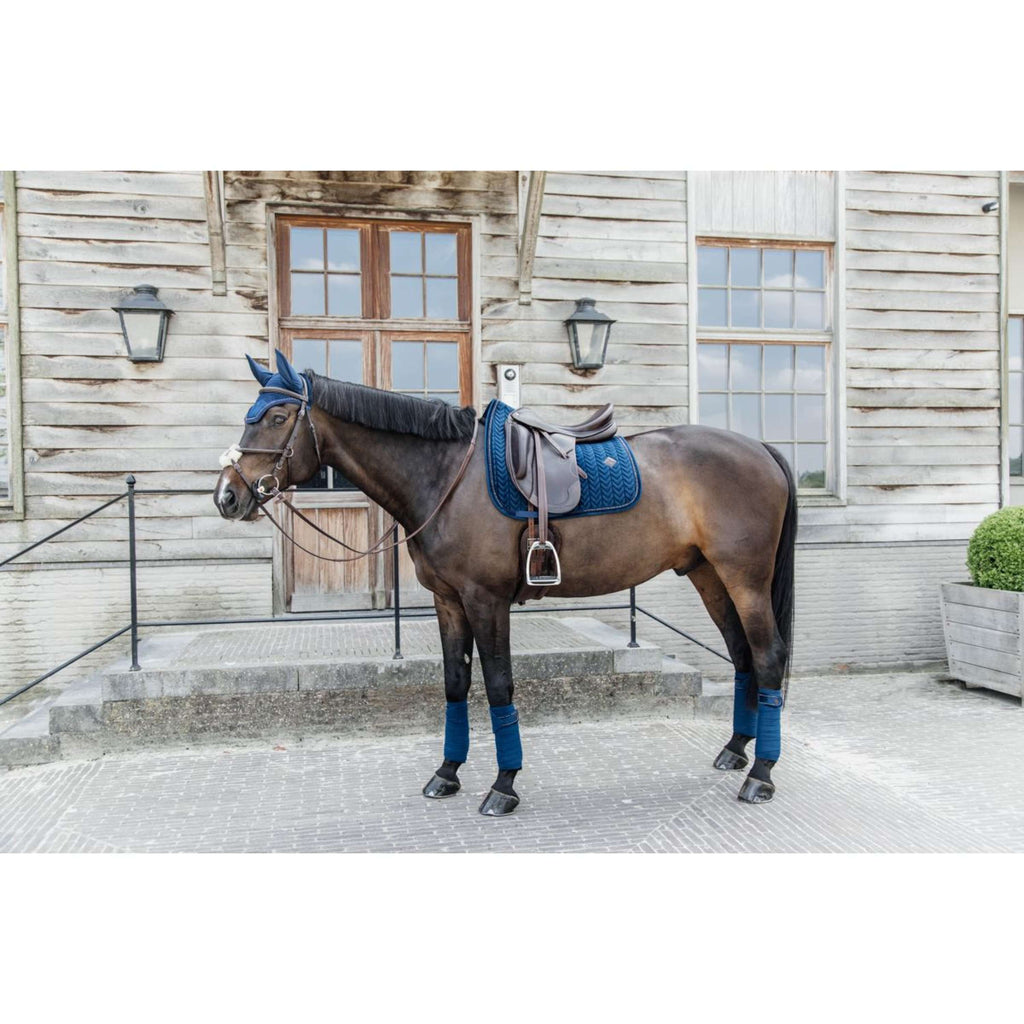 Kentucky Schabracke Velvet Pearls Dressur Navy