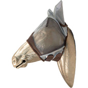 Kentucky Fliegenmaske Classic mit Ohren Silber