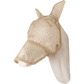 Kentucky Fliegenmaske Heart mit Ohren und Nase Beige