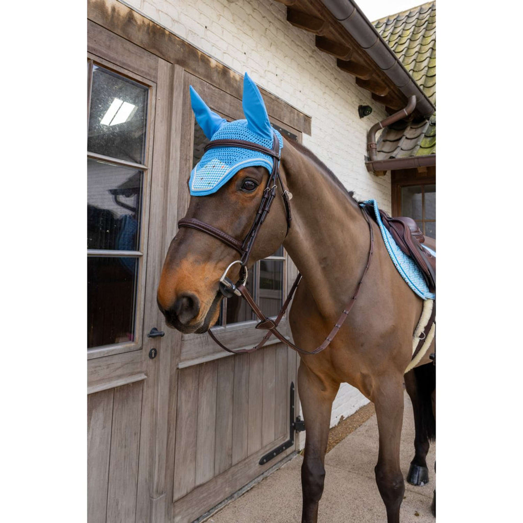 Kentucky Fliegenhaube Wellington Velvet Pied De Poule Navy