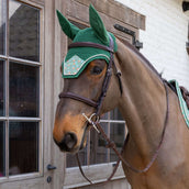 Kentucky Fliegenhaube Wellington Velvet Pied De Poule Dunkel grün