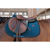 Kentucky Schabracke Velvet Mini Pearls Springen Navy