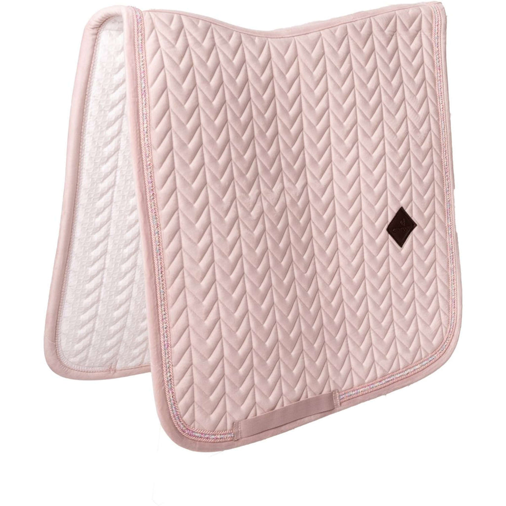 Kentucky Schabracke Velvet Mini Pearls Dressur Old Rose