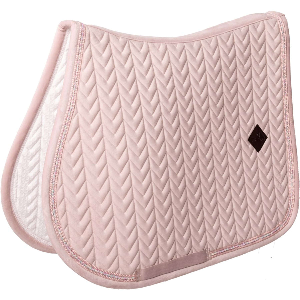 Kentucky Schabracke Velvet Mini Pearls Springen Old Rose