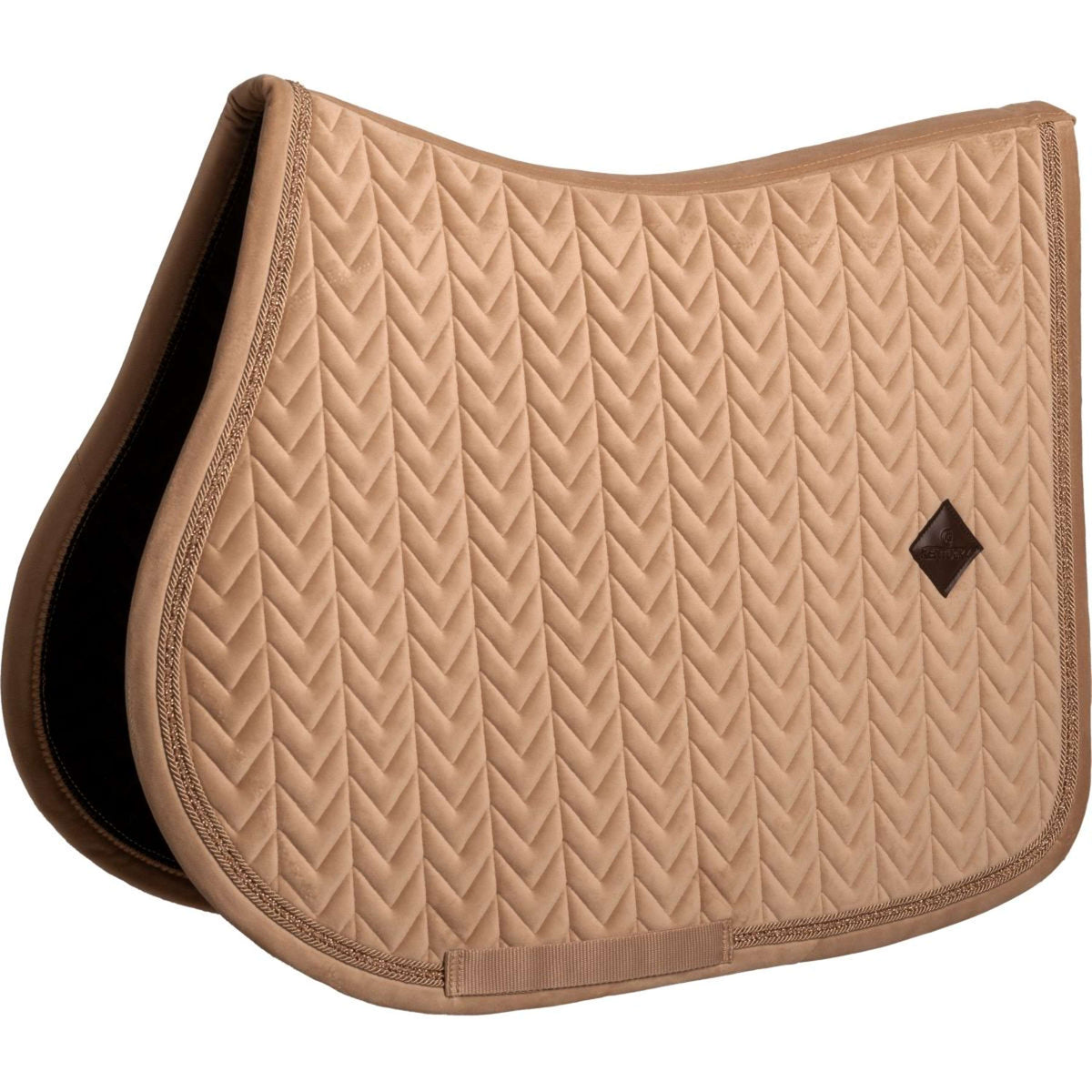 Kentucky Schabracke Velvet Mini Pearls Springen Beige