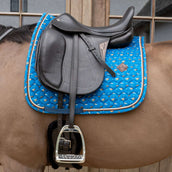 Kentucky Schabracke Velvet Horse Printing Dressur Navy