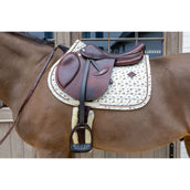 Kentucky Schabracke Velvet Horse Printing Beige