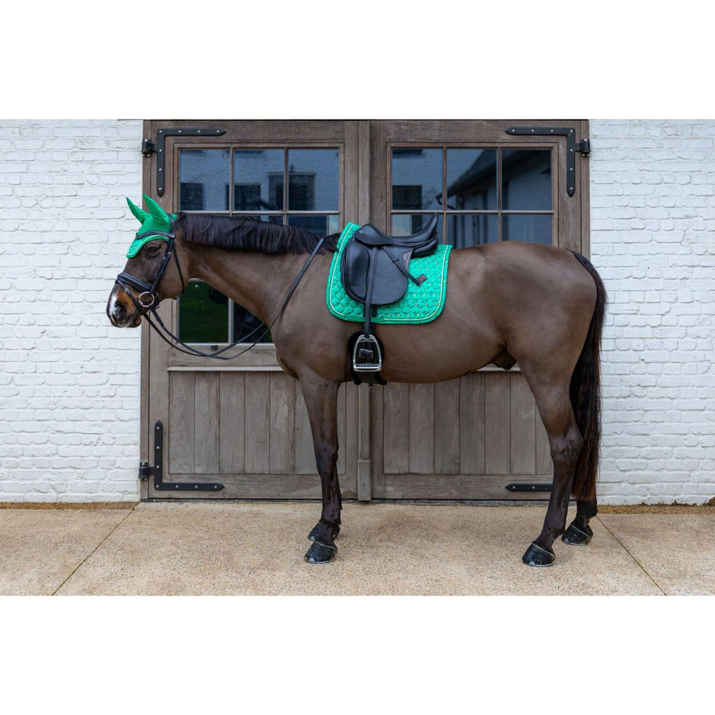 Kentucky Schabracke Velvet Horse Printing Dressur Grün