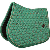 Kentucky Schabracke Velvet Horse Printing Grün