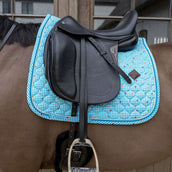 Kentucky Schabracke Velvet Pied De Poule Dressur Navy