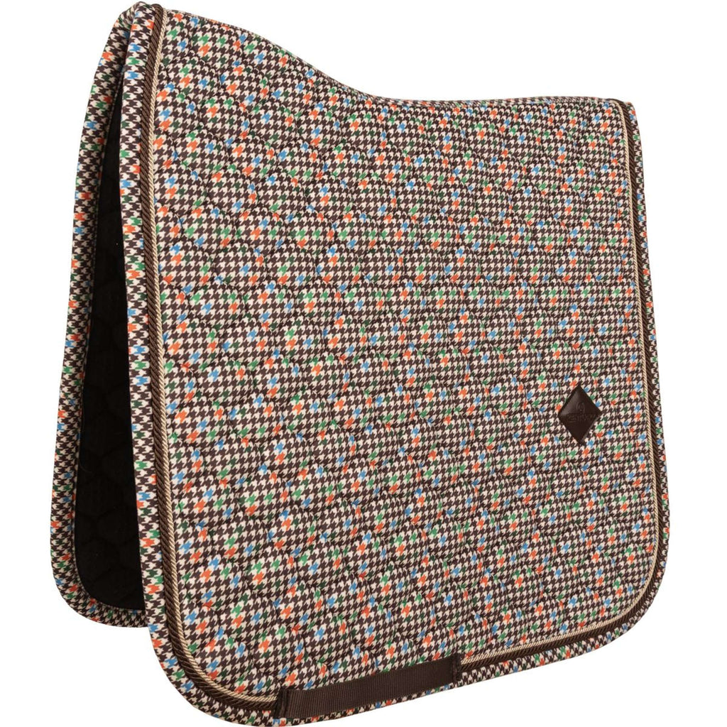 Kentucky Schabracke Velvet Pied De Poule Dressur Braun