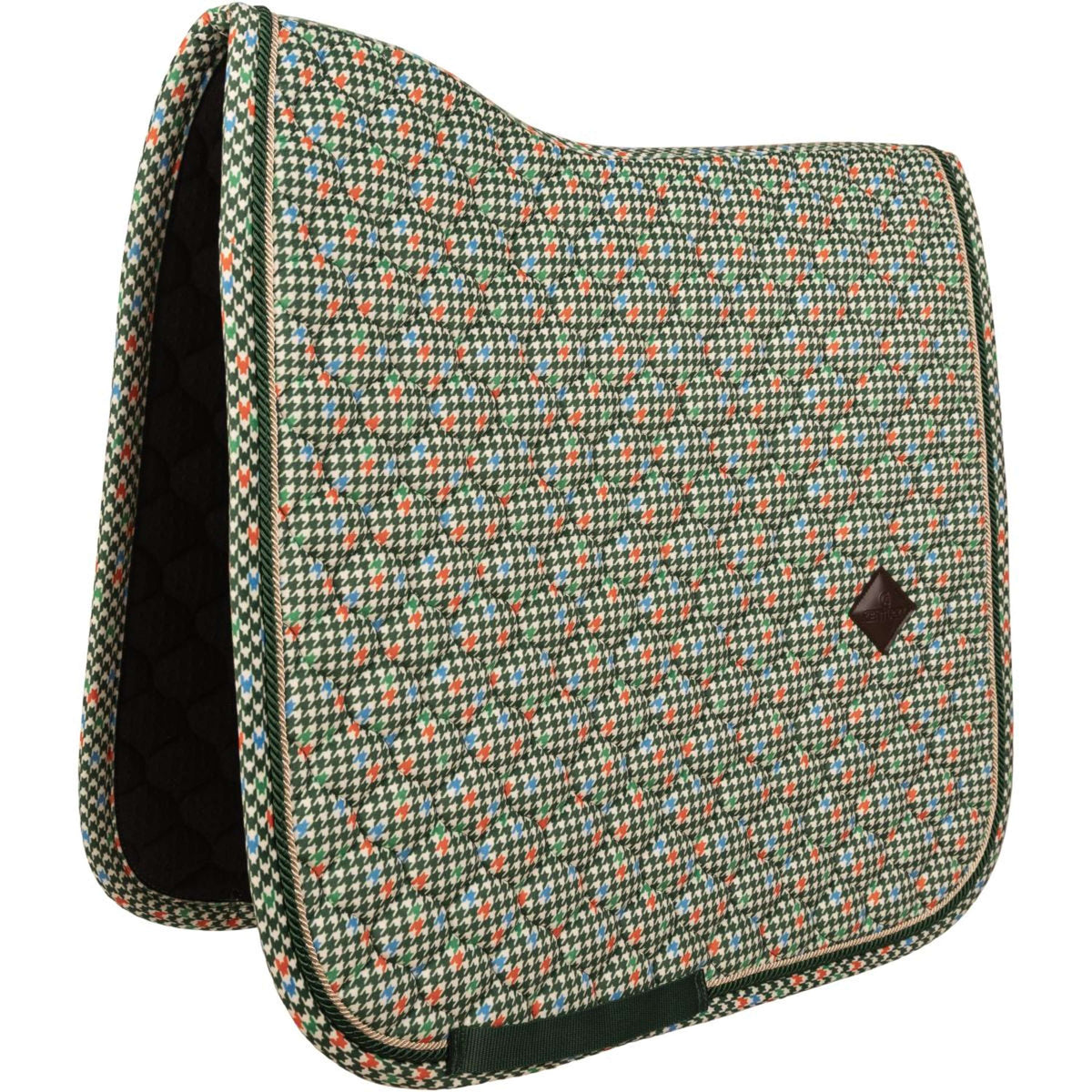 Kentucky Schabracke Velvet Pied De Poule Dressur Dunkel grün