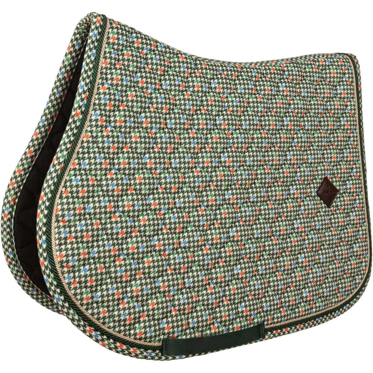 Kentucky Schabracke Velvet Pied De Poule Dunkel grün