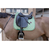 Kentucky Schabracke Velvet Pied De Poule Dressur Dunkel grün