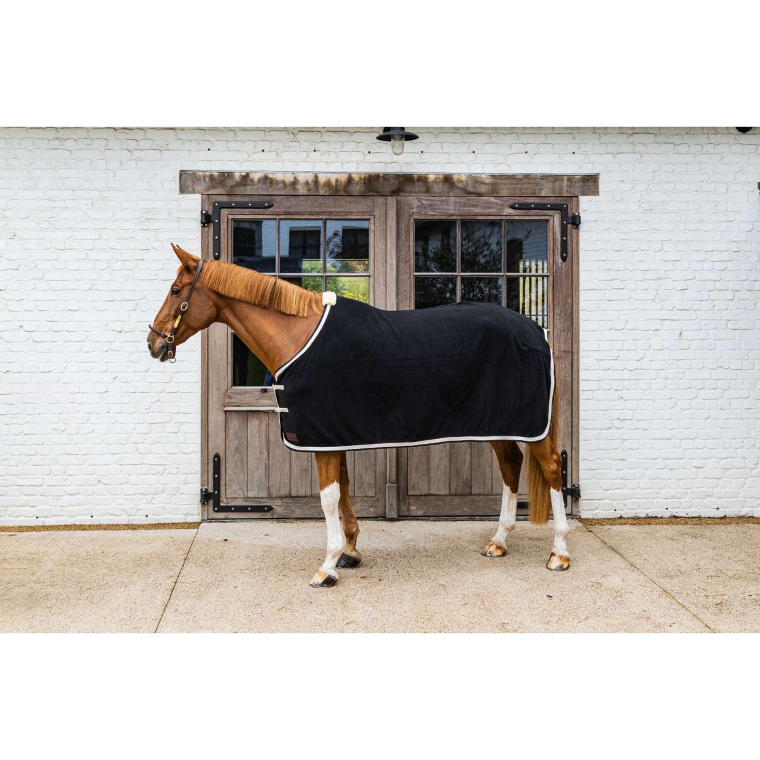 Kentucky Fleecedecke Plaited Schwarz Kentucky Fleecedecke Plaited Schwarz