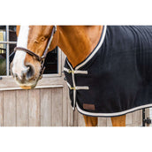 Kentucky Fleecedecke Plaited Schwarz