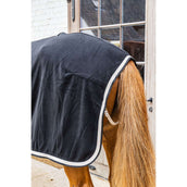 Kentucky Fleecedecke Plaited Schwarz