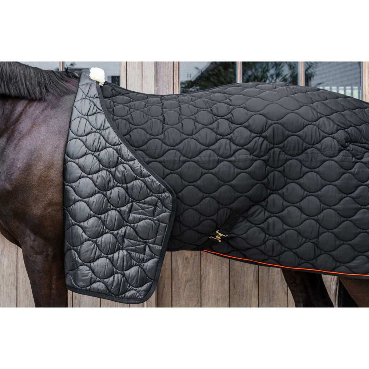 Kentucky Stalldecke Wave Schwarz