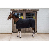 Kentucky Fleecedecke Heavy Melange Schwarz