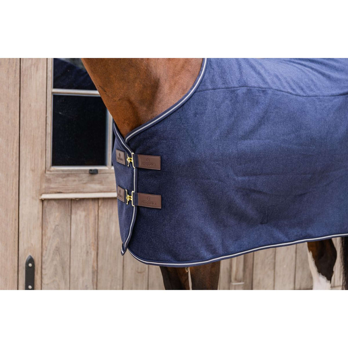 Kentucky Fleecedecke Heavy Melange Navy