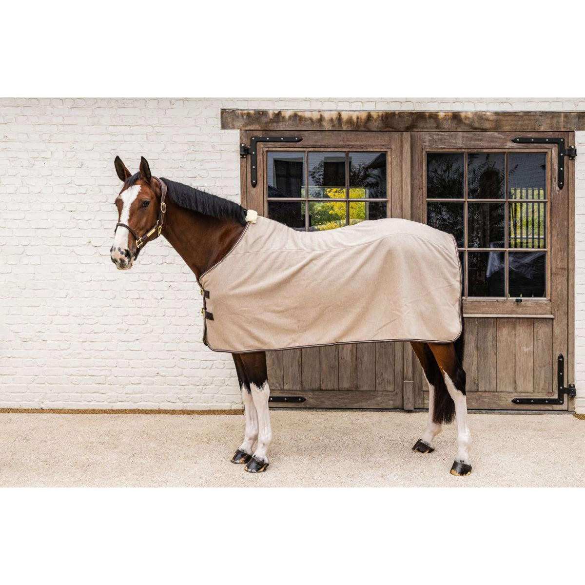 Kentucky Fleecedecke Heavy Melange Beige
