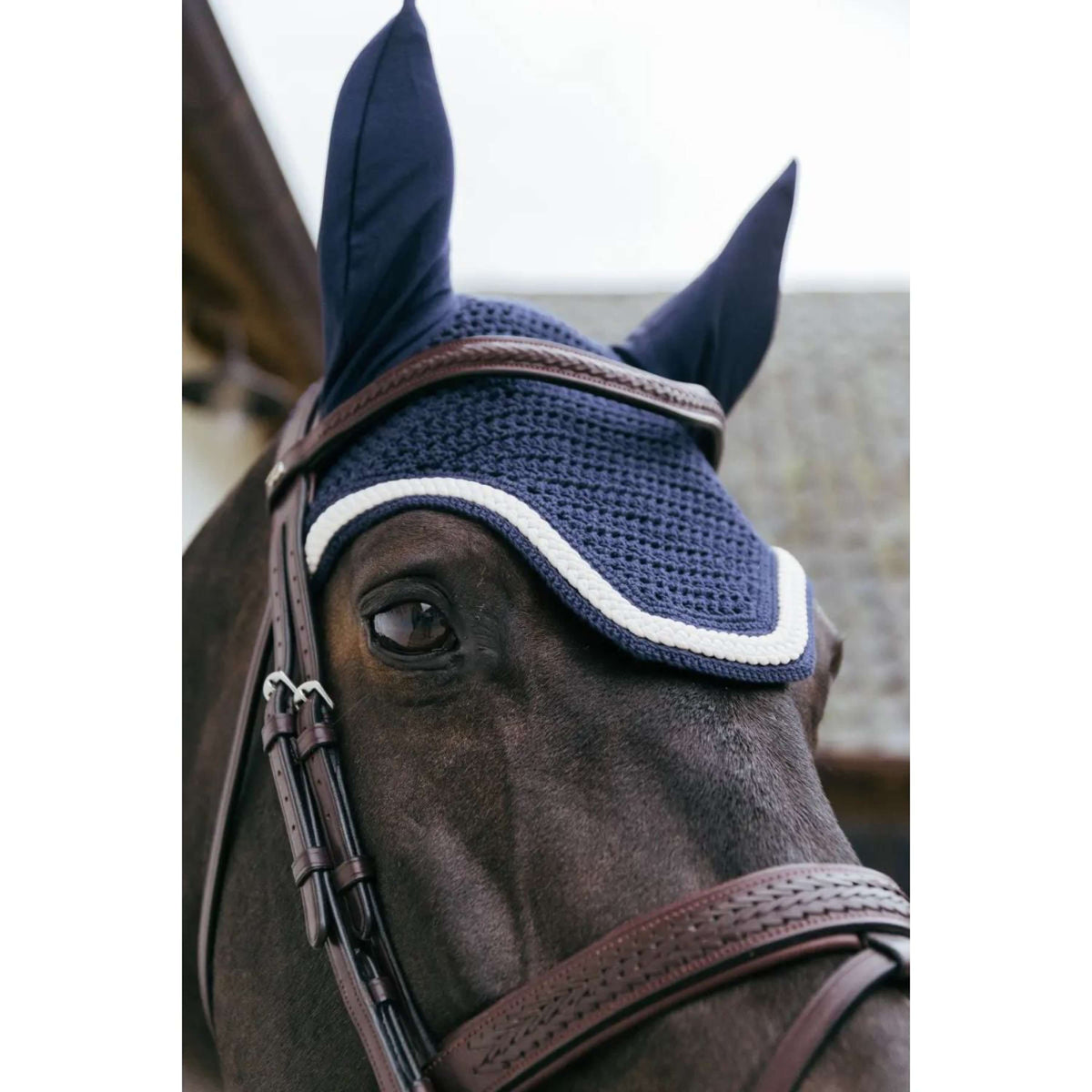 Kentucky Fliegenhaube Wellington Geflochten Navy