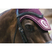 Kentucky Horsewear Fliegenhaube Wellington 3D Logo Violett