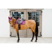 Kentucky Horsewear Fliegenhaube Wellington 3D Logo Violett